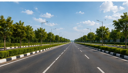 Wide roads