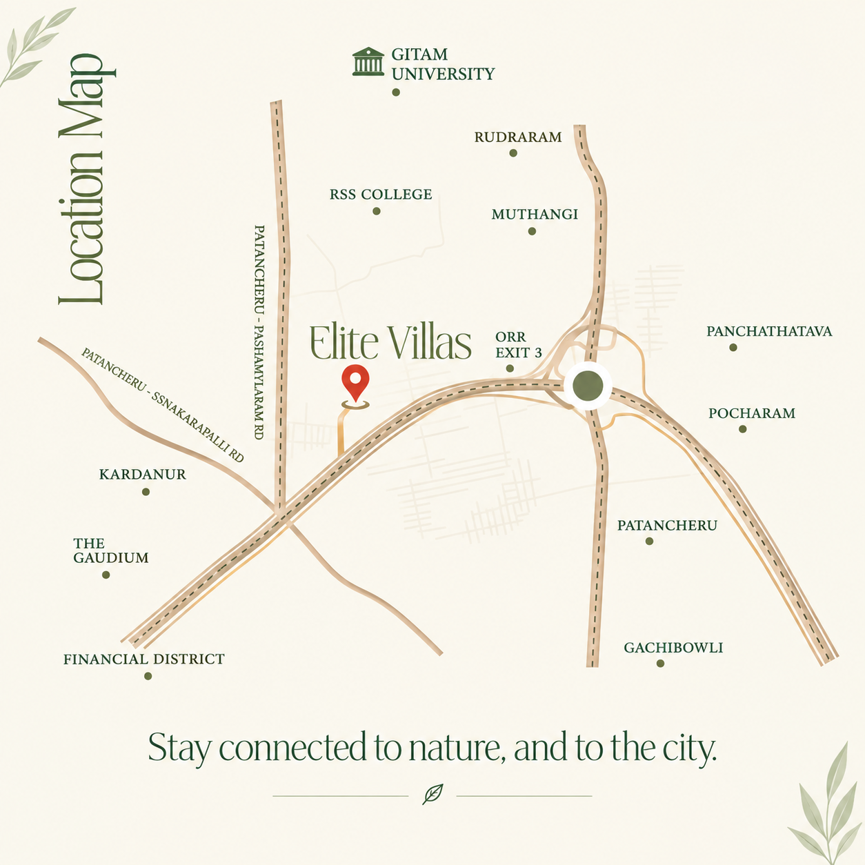 Elite villas location
